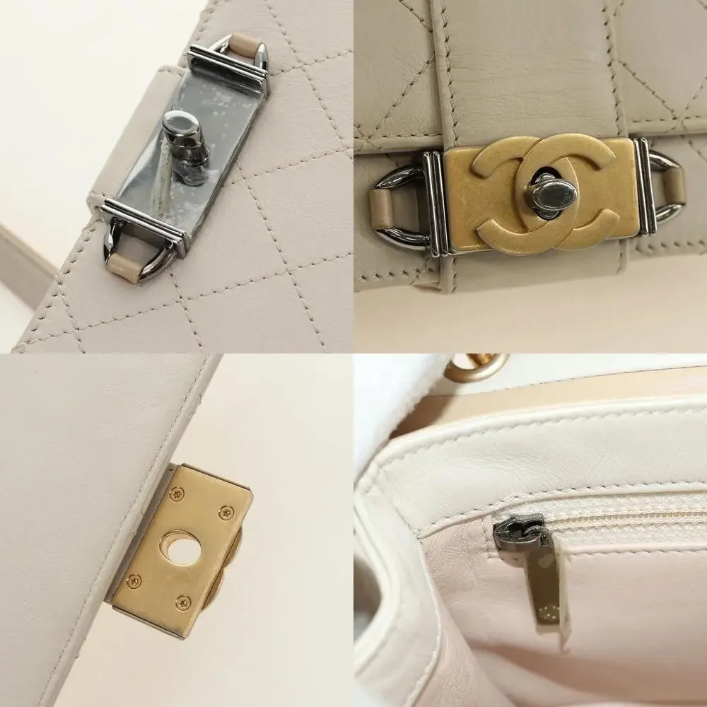 Chanel Matelasse Shoulder Bag White